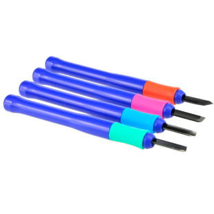 官方旗舰店 sakura樱花牌4把雕刻刀套装版画雕版木雕刻刀工具橡皮章手工艺学生用美工刻刀