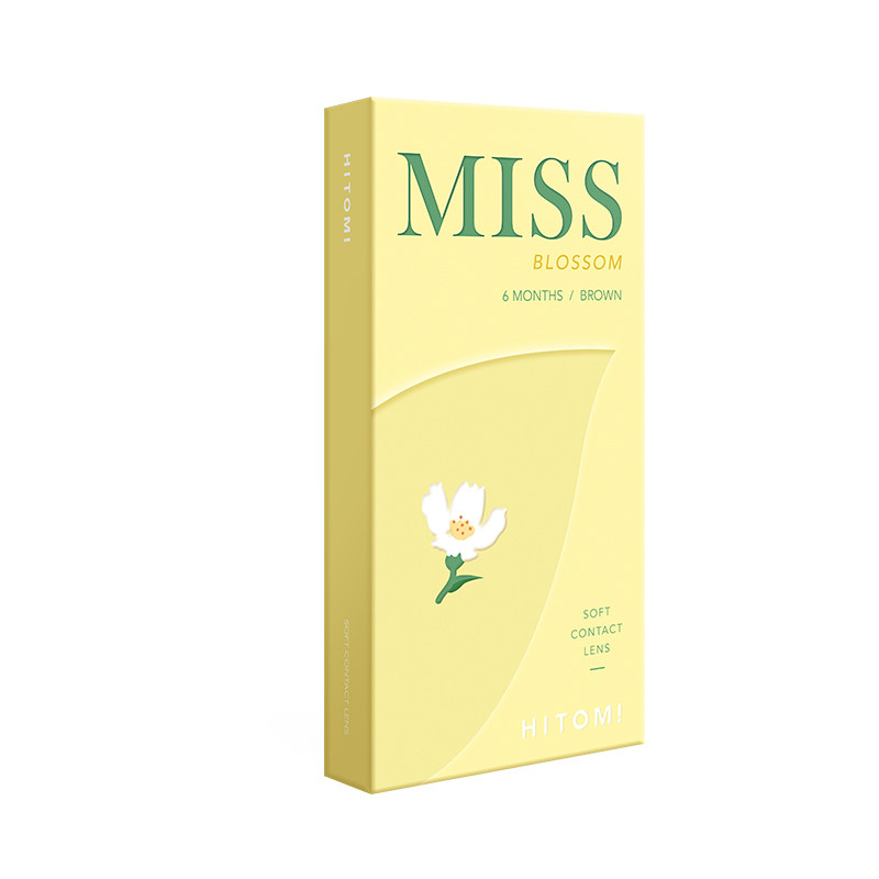 【0度福利】HITOMI希多蜜美瞳半年抛自然小直径9.9/盒