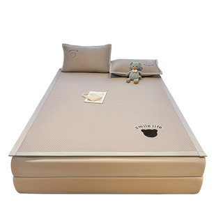 A类冰豆豆凉席三件套可水洗床笠款家用空调席可折叠软凉席冰丝席