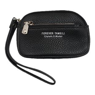 迷你拉链零钱袋女短款2025新款简约百搭大容量卡片收纳小巧手拎包