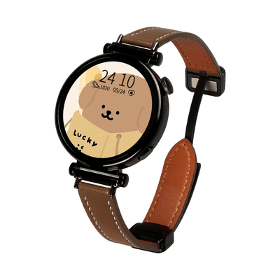 手表GT5/6~皮质磁吸扣表带新款