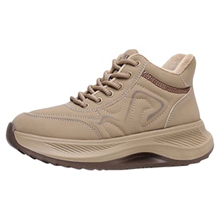 冬季新款女士加绒保暖厚底雪地靴中年轻便妈妈棉鞋软底软底运动鞋