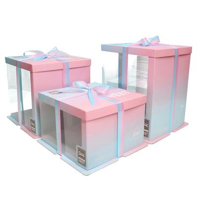 半透明生日蛋糕盒子厂家直销
