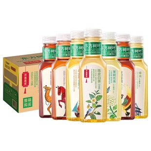 农夫山泉东方树叶500ml整箱茉莉花陈皮白茶乌龙茶900ml无糖茶饮料