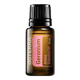 美国doTERRA多特瑞天竺葵精油按摩修护舒缓单方香薰精油官网正品