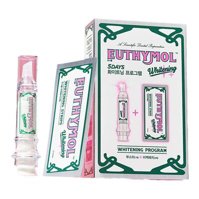 助推器+牙贴5张亮白牙齿组合