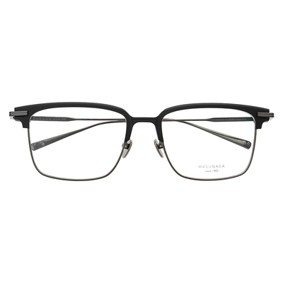 日本Masunaga增永眉框纯钛眼镜框