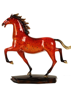 马到成功铜马摆件千里马纯铜客厅