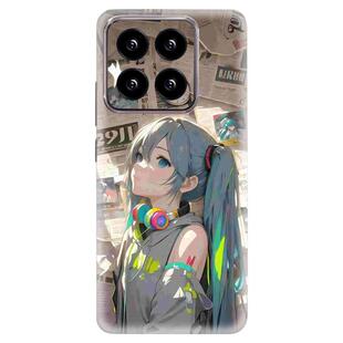 适用小米14/15spro/17ULTRA/12/11青春版手机后盖贴纸civi2/3/4/5pro全包膜红米13r磨砂后膜10s个性定制背膜
