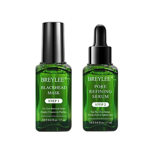 BREYLEE 黑头鼻膜液+收缩毛孔精华液BLACKHEAD MASK PORE REFINI