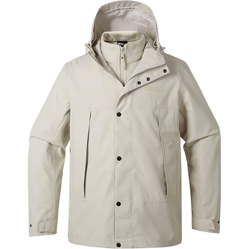 Jack wolfskin/狼爪正品透气三合一男士冲锋衣5123251-6260