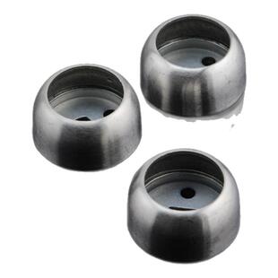 不锈钢球法兰座衣柜圆管座托架毛巾窗帘晾衣杆固定座衣杆托