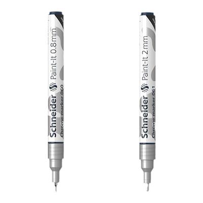 施耐德银色镀铬马克笔Paint-It