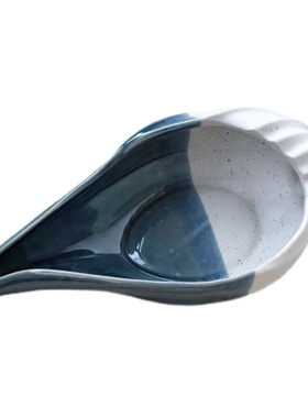 地中海风手绘釉下彩贝壳装饰摆件