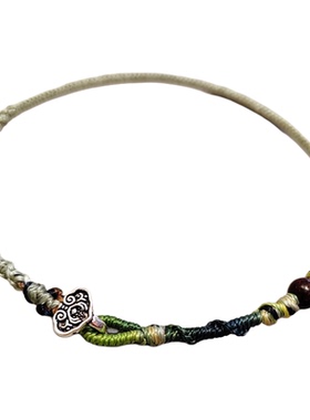 独特颜色金刚结开运结如意扣手绳