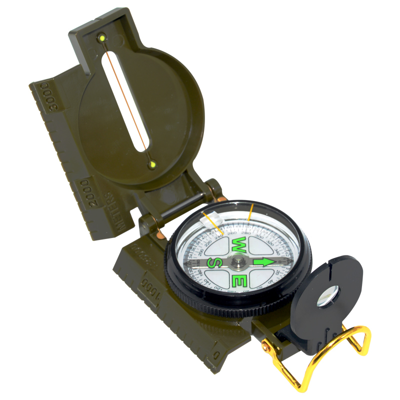 户外指南针/指北针/罗盘便携单兵装备探险野营多功能小学生高精度