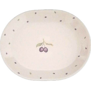 美国进口康宁耐热玻璃餐具紫莓深浅盘汤碟鱼盘分割分餐盘果盘方盘