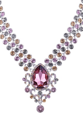 布兰琪奥地利水晶项链女宴会礼服