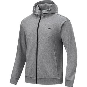 李宁加绒卫衣男士 | WARM AT23秋冬新款外套连帽加绒加厚运动服男