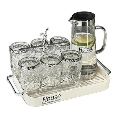 高颜值轻奢玻璃杯水壶套装客厅