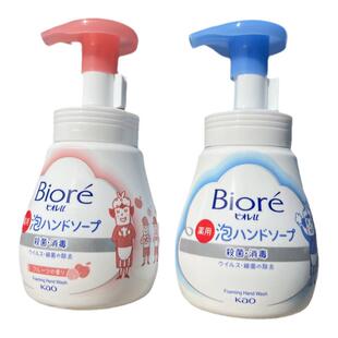 日本KAO花王泡沫洗手液碧柔洁净除味宝宝可用清新微香240ml