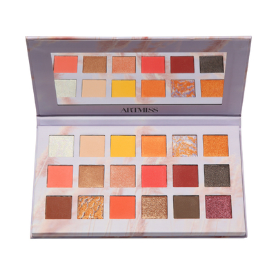 唯魅秀哑光珠光18色眼影盘