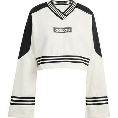 adidas阿迪达斯三叶草女子运动休闲套头衫卫衣JX7597