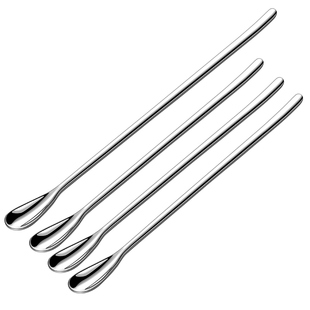 316不锈钢长柄奶粉搅拌勺搅拌棒调料加长咖啡勺子冰勺甜品蜂蜜勺