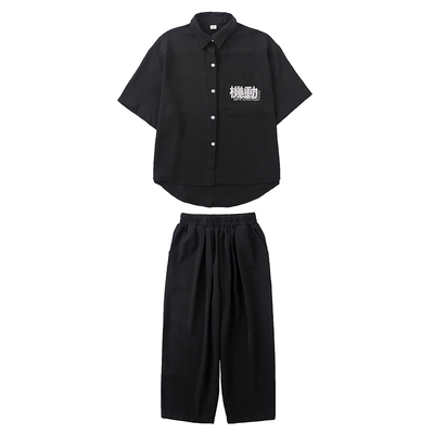 男女童嘻哈街舞宽松演出服