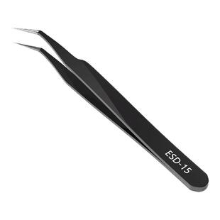 拼豆镊子专用拼豆夹子尖头工具不锈钢diy手工防静电高精密长镊子