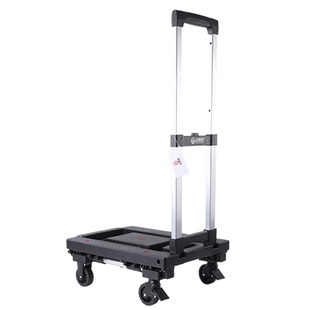 金刚狼轻音小推车可折叠小平板车便携购物车拖车家用买菜车手拉车