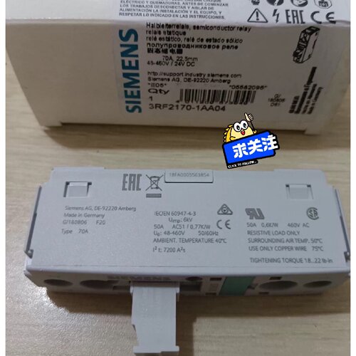 【议价-可维修】 3RF2170-1AA04/二手均有货