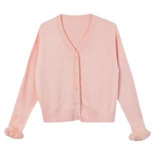 陈大猪女童洋气外套2025秋季新款时髦亲子装母女装针织开衫上衣女