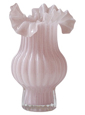 中古风芬顿花瓶摆件玻璃水养插花