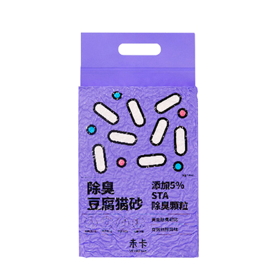 未卡豆腐猫砂除臭结团无尘冲厕所