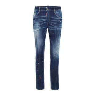 【7折】DSQUARED2/D2次方  男士时尚复古修身牛仔裤SKATER