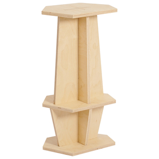 URFF DECO极简块块海洋板小家具桦木板高凳边几书托几何切割