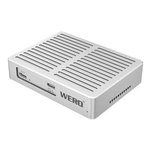 WERO雷电5内置ssd 插槽1M2+3DP2.1免电源扩展坞硬盘盒