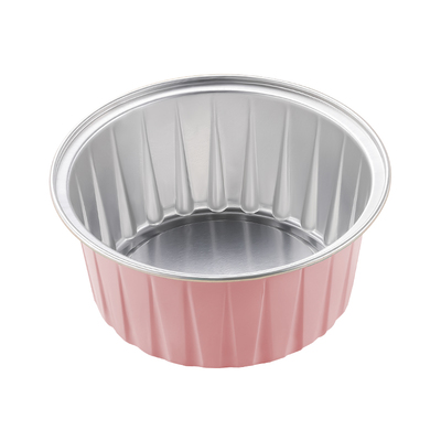 空气炸锅专用锡纸碗家用烤箱蛋糕布丁烘焙模具锡纸盒杯可重复使用