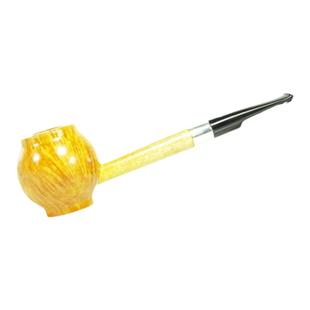 意大利维布拉蒂烟斗Viprati石楠木自由式陶瓶型银圈光面长杆包邮