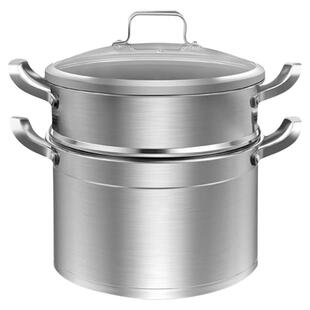 304不锈钢蒸锅加厚316闷罐锅家用蒸煮炖食品级两用锅煮锅一体汤锅