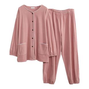 大码睡衣女款2025新款秋冬德绒珊瑚绒薄款保暖家居服胖妹妹200斤