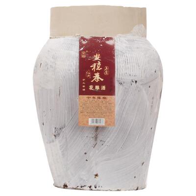 绍兴产黄酒十年陈原浆泰雕酒