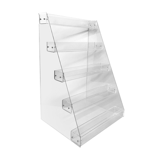 超市便利店桌面单一包品香烟架子展示架细烟草盒亚克力窄小置物架