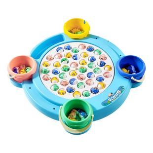 科巢宝宝电动磁性钓鱼玩具儿童1-2-3两岁半益智一至男女小孩早教