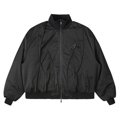 B7切片分割飞行夹克秋冬棉服