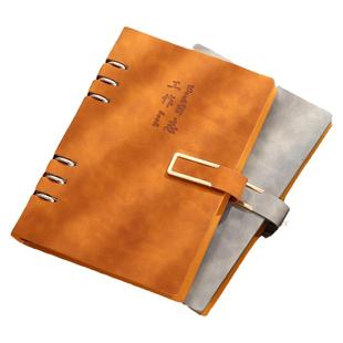 工作日志本活页笔记本子每日要事计划总结会议记录安排手册a5商务办公B5记事本2025日记本A4笔记本可定制logo