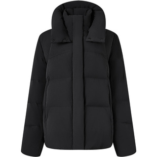 【高充绒量】坦博尔羽绒服女款冬季短款可脱卸帽休闲时尚加厚外套