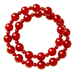 【露思许妍同款】宫里上新红玛瑙手串女款红色本命年手链马年礼物