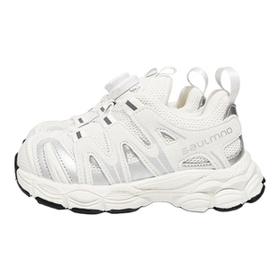 奥特莱斯saulmnokids儿童登山鞋防滑男童运动鞋女童老爹鞋透气潮